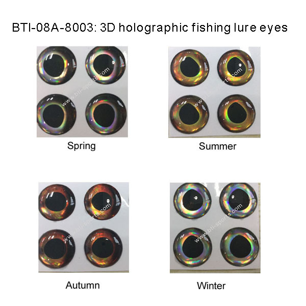 BTI-08A-8003: 3D Holographic Fishing Lure Eyes
