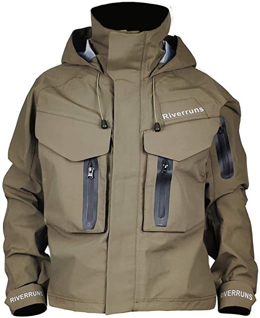 BTI-11E-FJ01 Men 100% waterproof and breathable fishing wading jacket