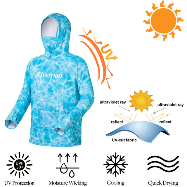 BTI-11E-FT01 Long sleeves fishing T-shirt