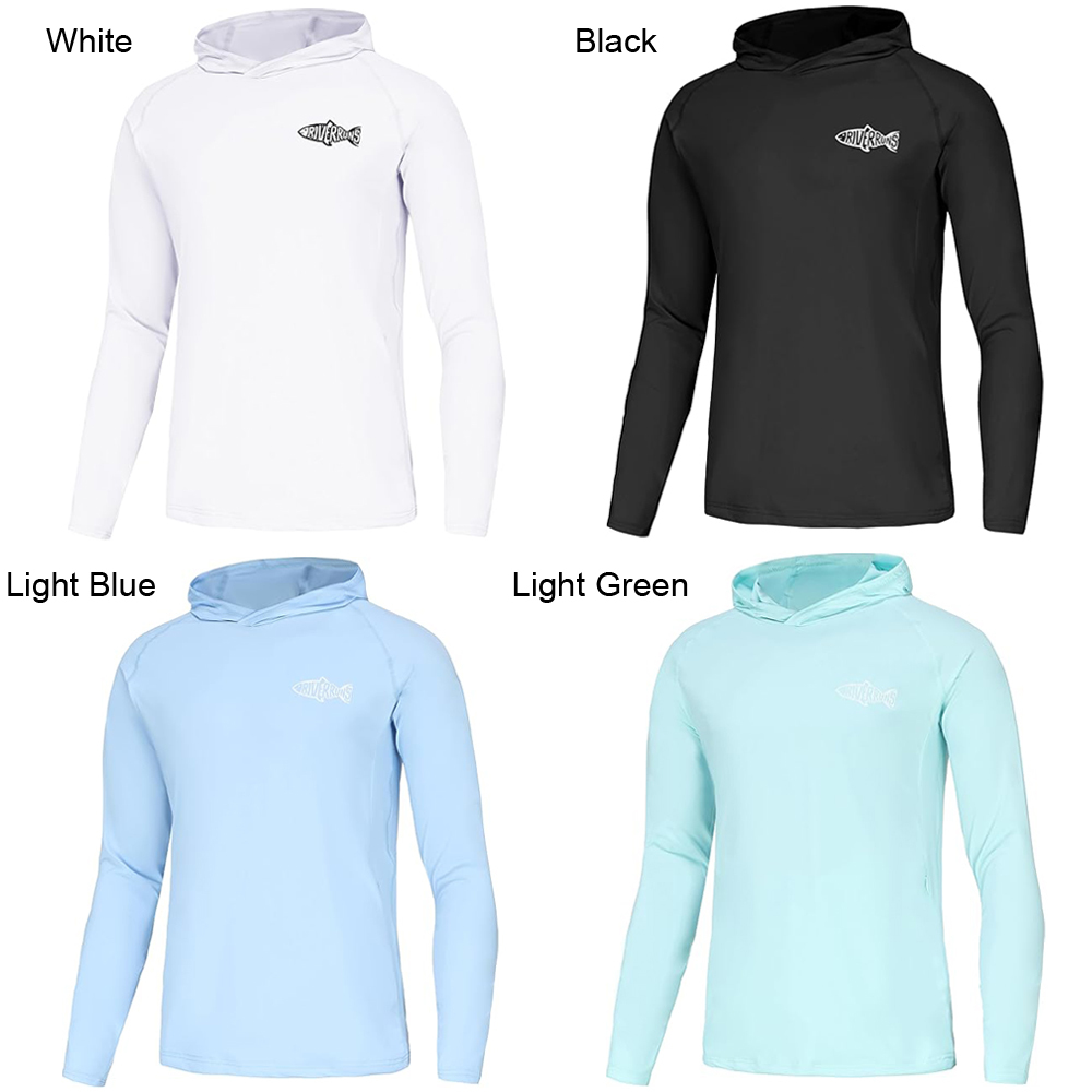 BTI-11E-1016 Solid color UPF 50+ hoodie