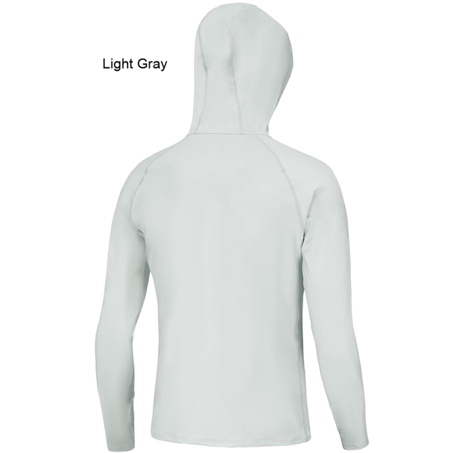 BTI-11E-1016 Solid color UPF 50+ hoodie