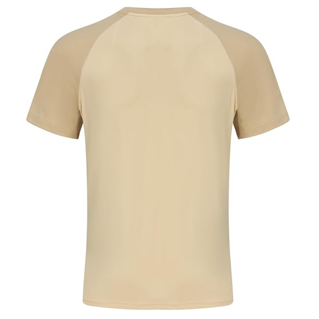 BTI-11E-1017 Solid color mixed short sleeve T-shirt