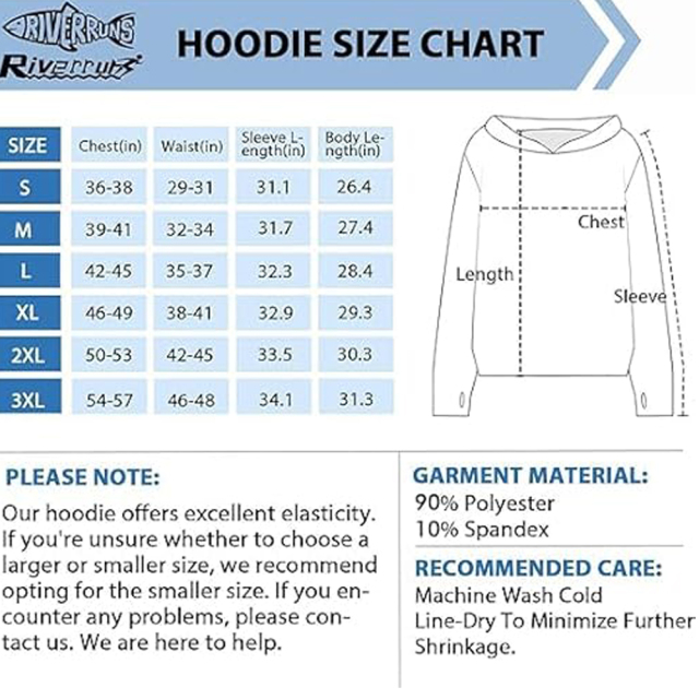 BTI-11E-1016 Solid color UPF 50+ hoodie