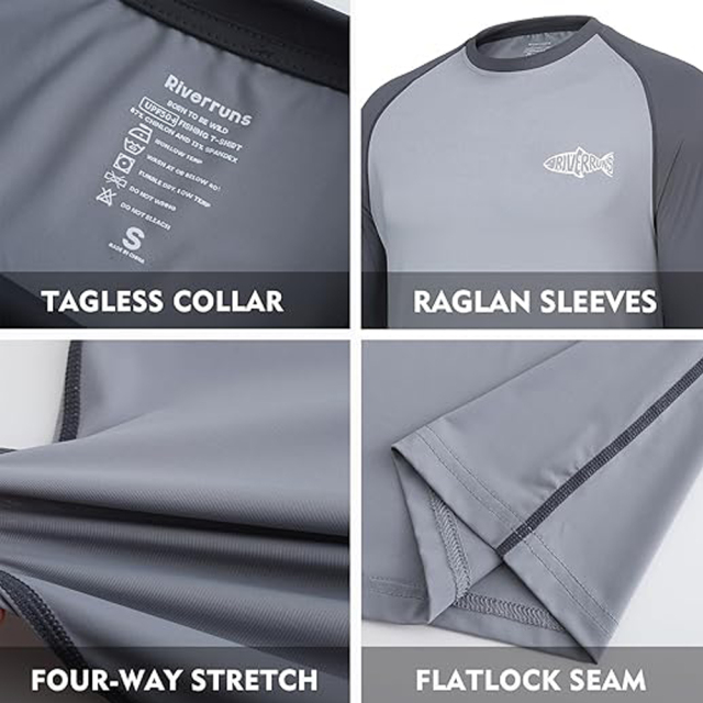 BTI-11E-1013 Solid color mixed long sleeve T-shirt