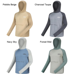 BTI-11E-1012 Solid color mixed hoodie without gaiter
