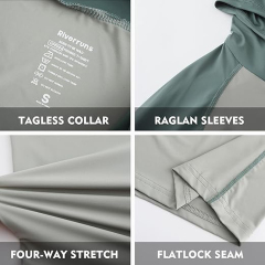 BTI-11E-1012 Solid color mixed hoodie without gaiter