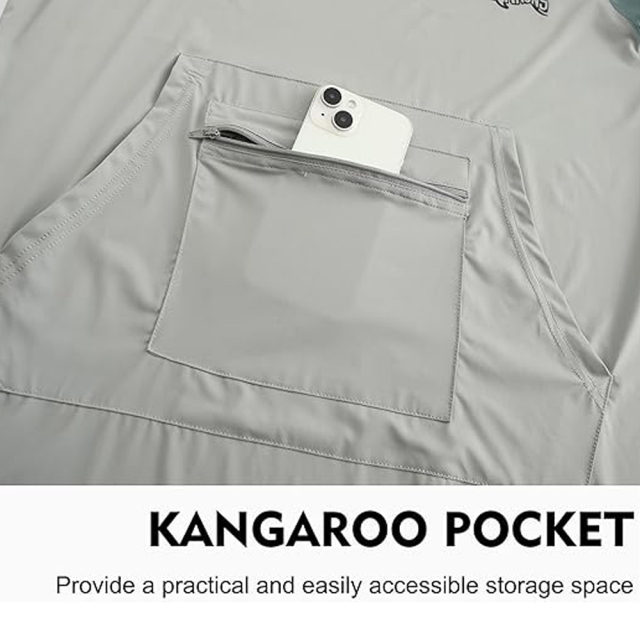 BTI-11E-1012 Solid color mixed hoodie without gaiter