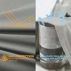 BTI-11E-1012 Solid color mixed hoodie without gaiter