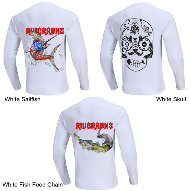 BTI-11E-FT05 Solid color long sleeve fishing T-shirt