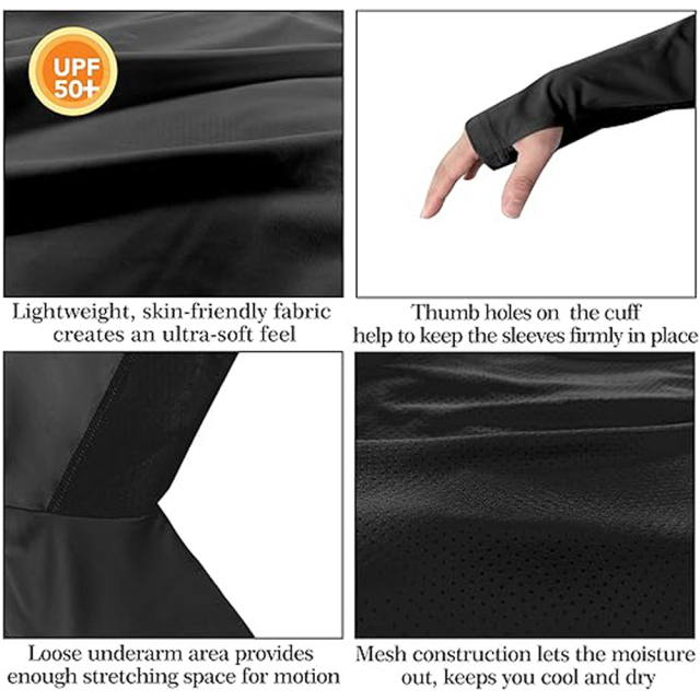 BTI-11E-FT05 Solid color long sleeve fishing T-shirt