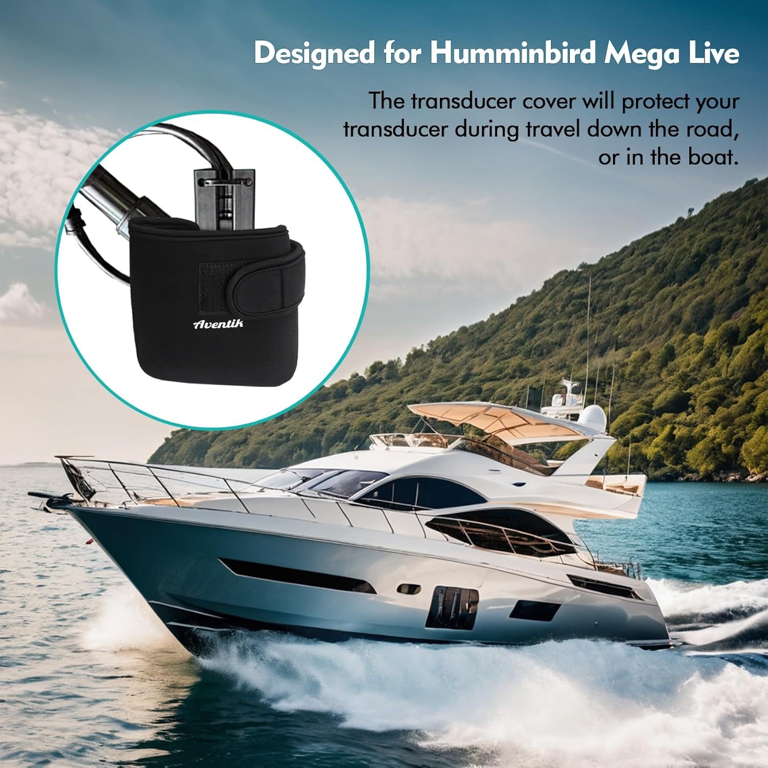BTI-14A-40002 Humminbird Mega Live Transducer Cover