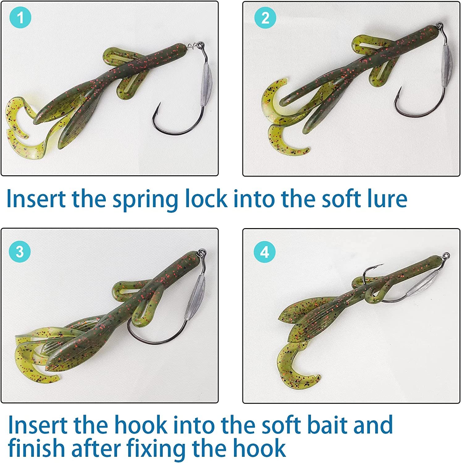 BTI-05B-061 Weighted Swimbait Hooks