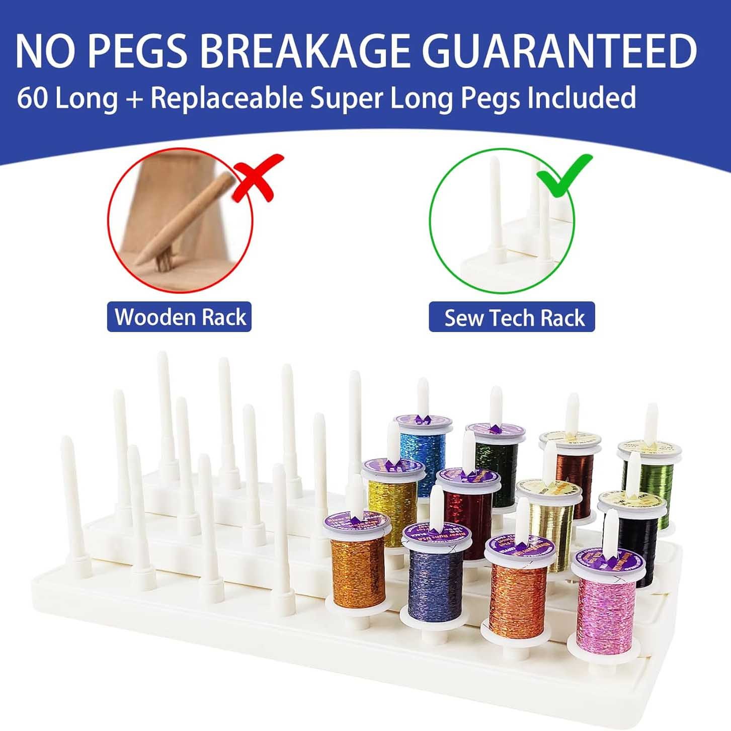 BTI-09E-6159B ABS Fly Tying Thread Dpool Stand