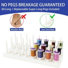 BTI-09E-6159B ABS Fly Tying Thread Dpool Stand