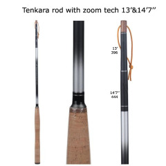 IM12 tenkara rods with zoom tech 13'&14'7''