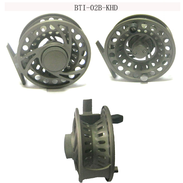 02B-KHD Large arbor alum die casting fly reel