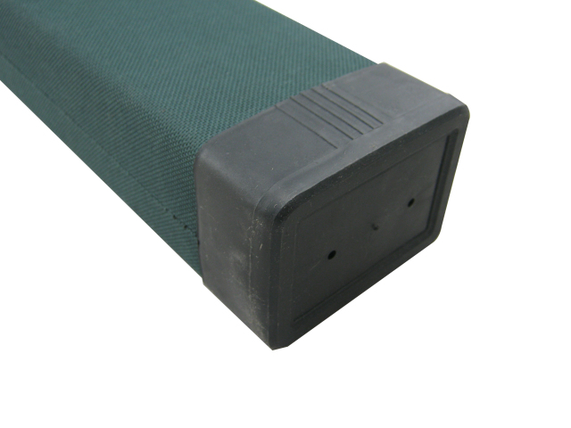 Rectangle cordura rod tube with hard top protection