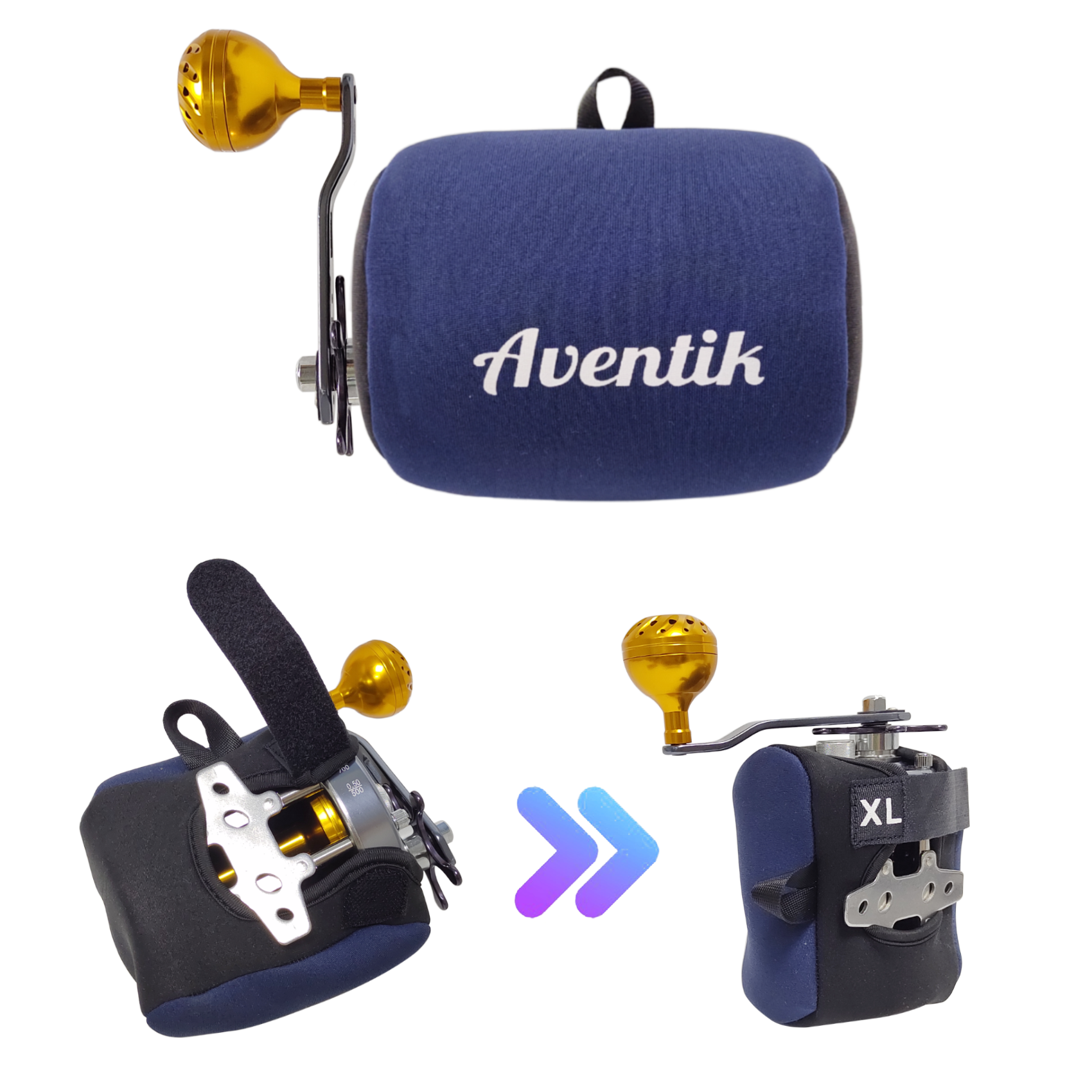 10F-BNRS003 Neoprene trolling baitcasting reel case