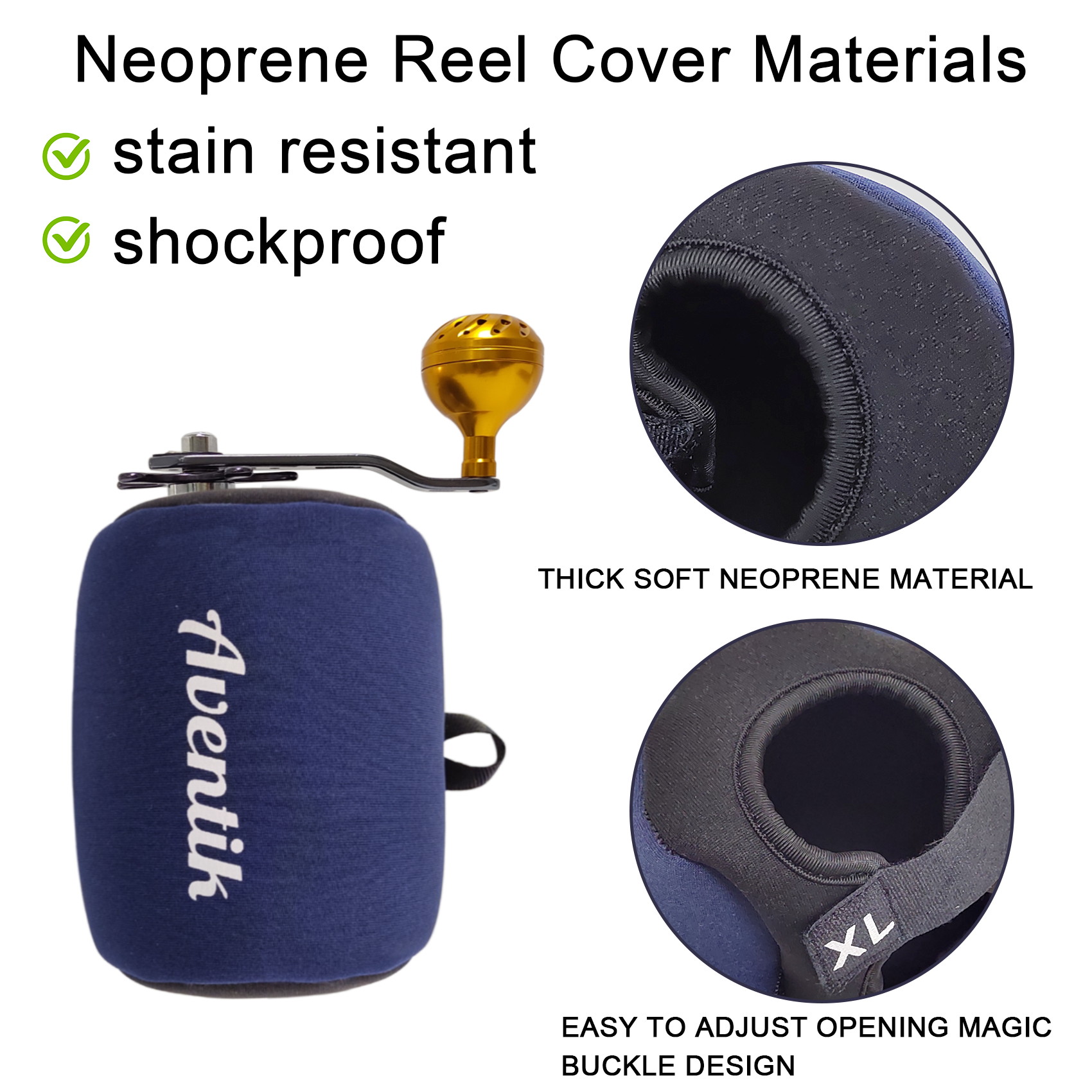 10F-BNRS003 Neoprene trolling baitcasting reel case