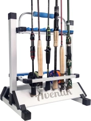 BTI-09E-3153 Aluminum Mini Rod Shelf with Lifting Handle to Hold 12pcs Rods