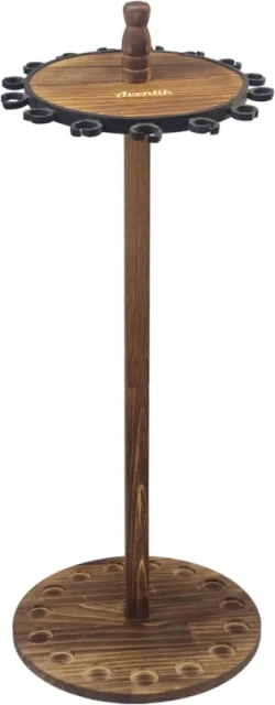 BTI-09E-3155 Wooden Round Rod Rack to Hold 15pcs Rods