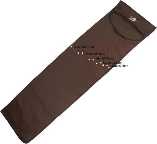 Cotton rod sock with 5 compartments