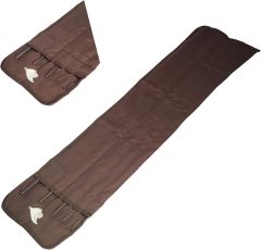 Cotton rod sock with 5 compartments