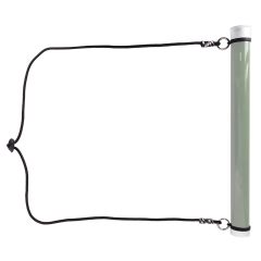 Adjustable Tenkara Rod Tube Sling Strap with Durable Silicone Loop