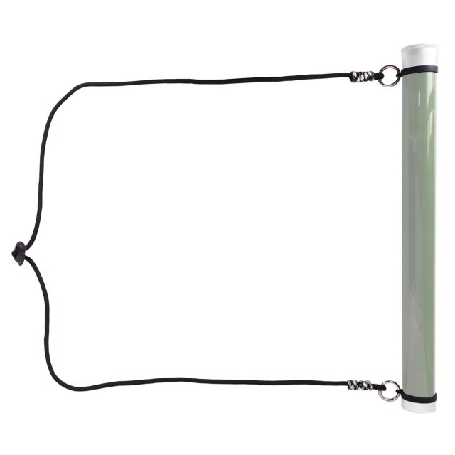 Adjustable Tenkara Rod Tube Sling Strap with Durable Silicone Loop