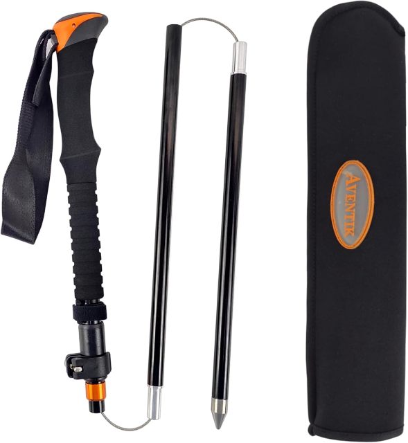 BTI-09E-093 Depth Safety Warning Sign Coated Stainless Steel Wading Staff