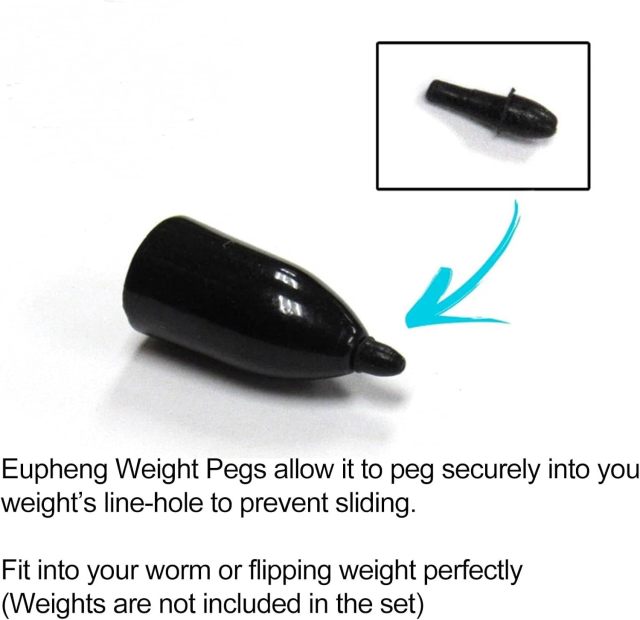 BTI-05B-062 Weight Pegs for Tungsten or Lead Worm/Flipping Weights