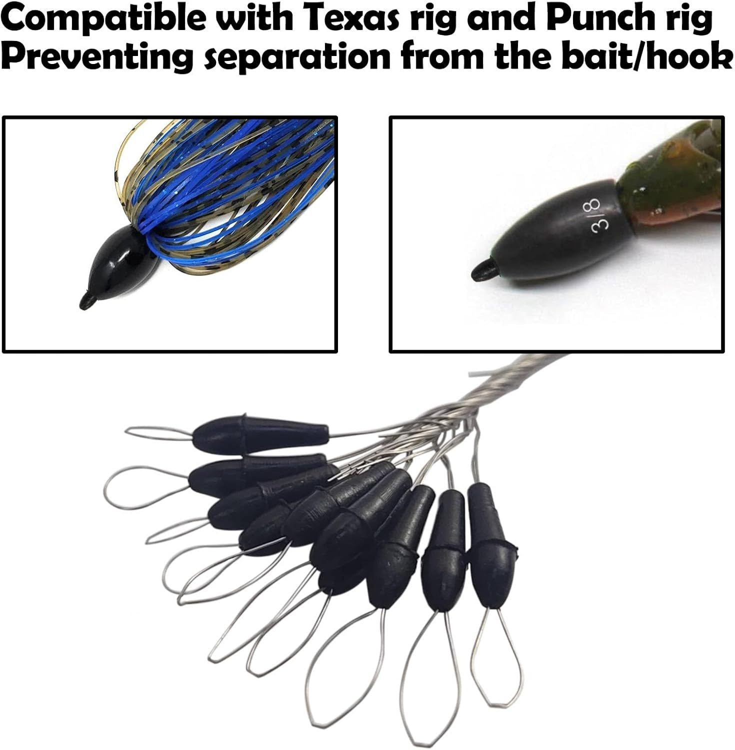 BTI-05B-062 Weight Pegs for Tungsten or Lead Worm/Flipping Weights