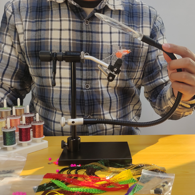 BTI-09E-075 Madison True Rotary Vise with Two Ball Bearings Inside More Smooth Fly Tying Vise