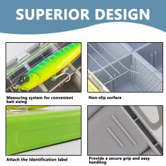 BTI-09A-3600/BTI-09A-3700 Tackle Box With Removable Divider
