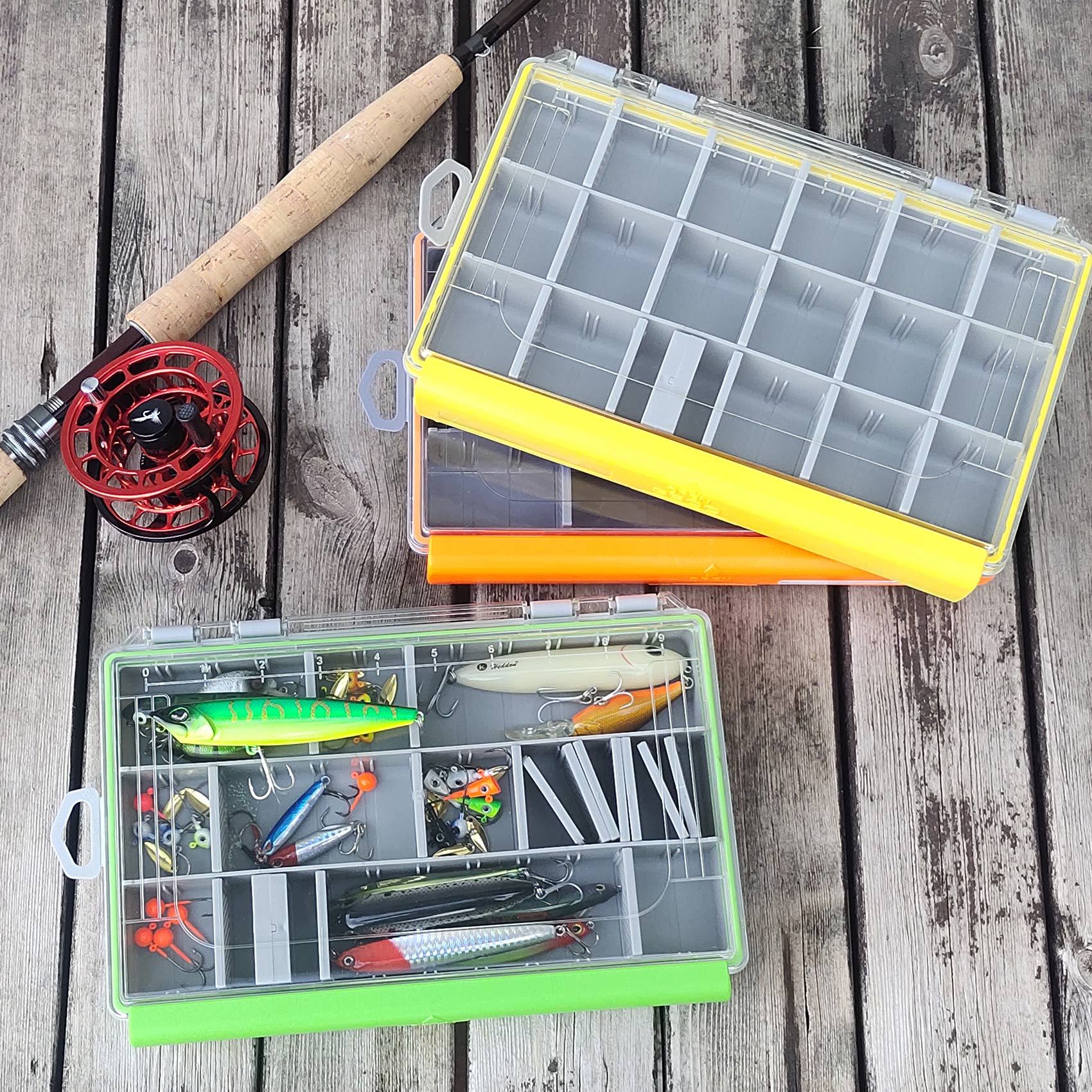 BTI-09A-3600/BTI-09A-3700 Tackle Box With Removable Divider