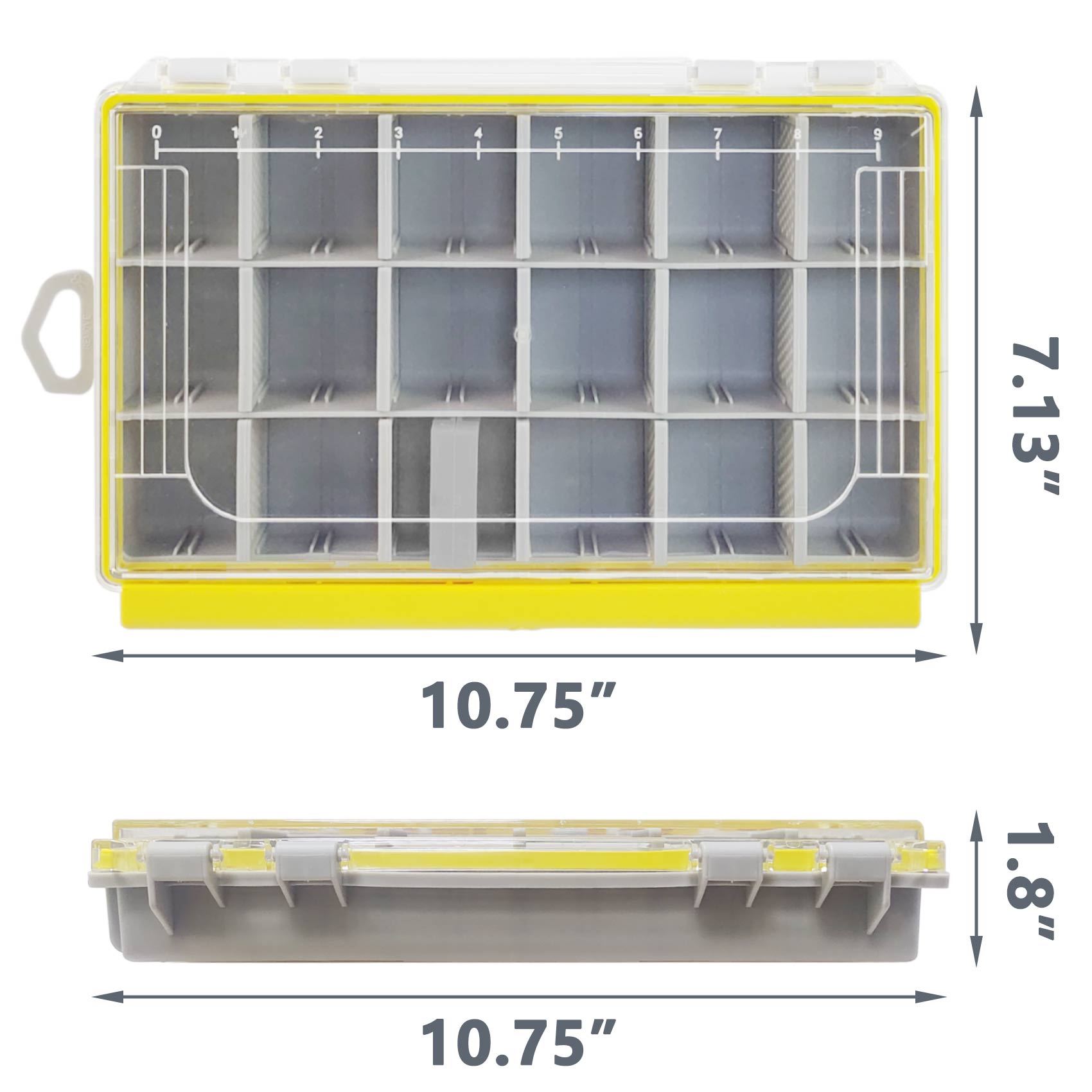 BTI-09A-3600/BTI-09A-3700 Tackle Box With Removable Divider