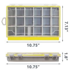 BTI-09A-3600/BTI-09A-3700 Tackle Box With Removable Divider