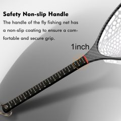 03A-CBLB04/CBLB05 Light Weight Carbon Fiber Landing Net With 3K Cloth