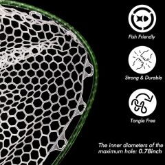 03A-CBLB04/CBLB05 Light Weight Carbon Fiber Landing Net With 3K Cloth