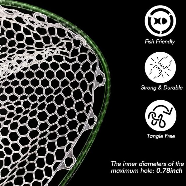 03A-CBLB04/CBLB05 Light Weight Carbon Fiber Landing Net With 3K Cloth