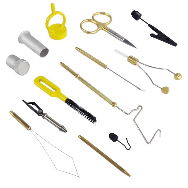 BTI-09E-6300 Premium Fly Fishing Complete Tying Tool Kit