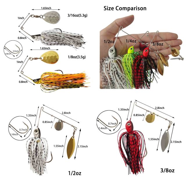 BTI-05F-0100 Colorado Blades Spinner Bait
