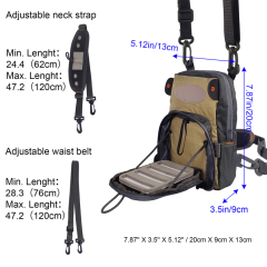 BTI-10F-CHB001 Micro ultra light multiple pockets chest pack