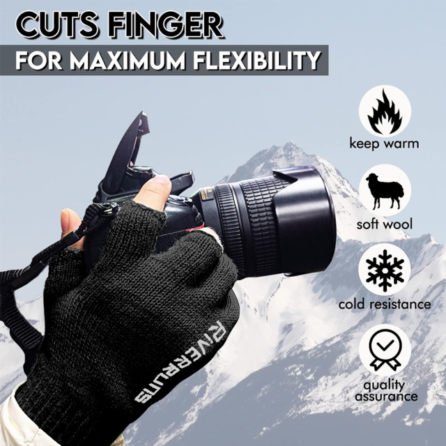 BTI-11B-2179 Fingerless Knit Gloves