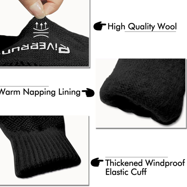 BTI-11B-2179 Fingerless Knit Gloves