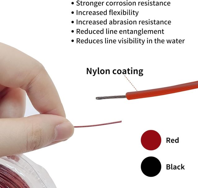 BTI-05H-001 Nylon Coated Stainless Steel Leader Wire