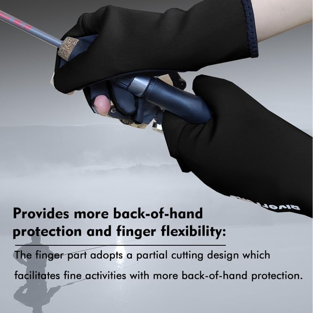 BTI-11B-3102 Neoprene 3-Cut Winter Gloves