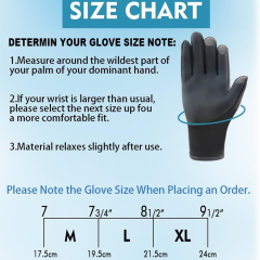 BTI-11B-3102 Neoprene 3-Cut Winter Gloves