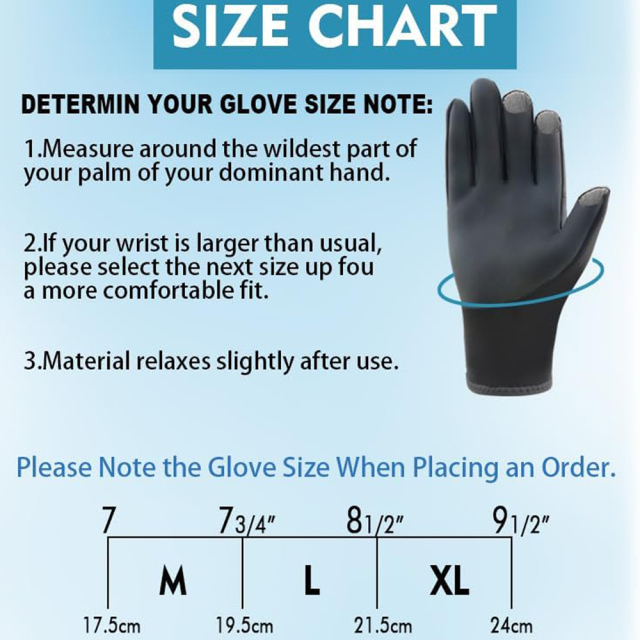 BTI-11B-3102 Neoprene 3-Cut Winter Gloves