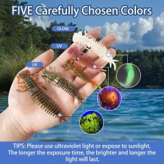 BTI-05D-RC076 Dragonfly Larva Soft Plastic Fishing Lures